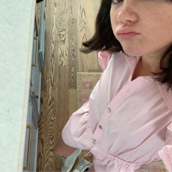 Hunter Bell Pia Pink Puff Sleeve Romper 6 Cocktail Resort cruise - Picture 3 of 8